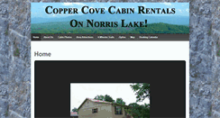 Desktop Screenshot of coppercovecabinrentals.com